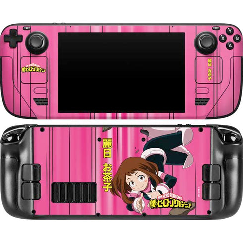 My Hero Academia Ochaco Uraraka Season 4 Steam Deck Handheld Gaming Computer OLED Skin