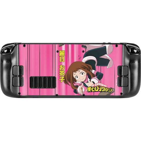 My Hero Academia Ochaco Uraraka Season 4 Steam Deck Handheld Gaming Computer OLED Skin
