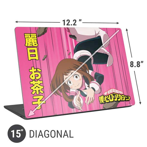 My Hero Academia Ochaco Uraraka Season 4 Universal Laptop 15in (12.2 x 8.8in) Skin