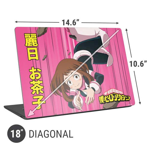 My Hero Academia Ochaco Uraraka Season 4 Universal Laptop 18in (14.6 x 10.6in) Skin
