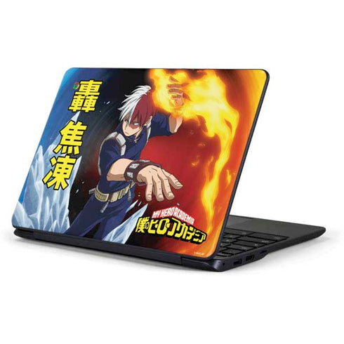 My Hero Academia Shoto Todoroki Season 4 Samsung Chromebook Skin