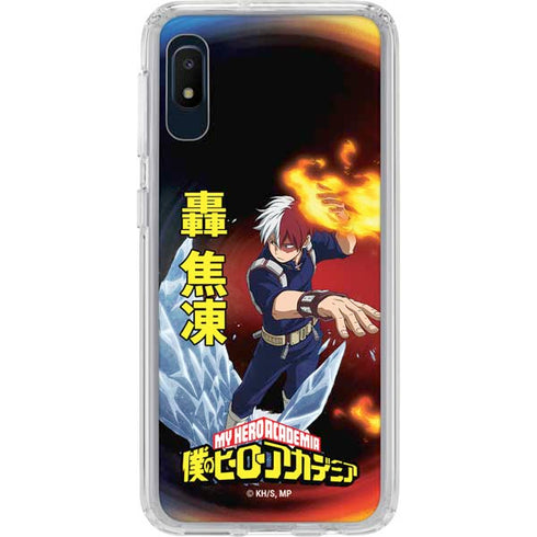 My Hero Academia Shoto Todoroki Season 4 Galaxy A10e Clear Case