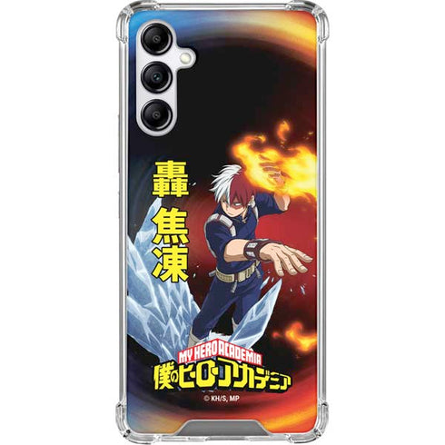 My Hero Academia Shoto Todoroki Season 4 Galaxy A15 5G Clear Case