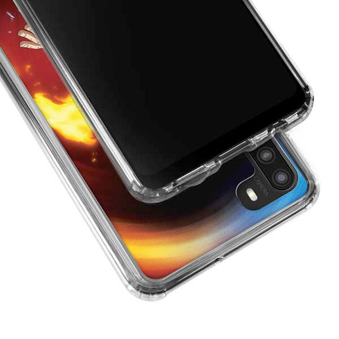 My Hero Academia Shoto Todoroki Season 4 Galaxy A21 Clear Case