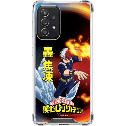 My Hero Academia Shoto Todoroki Season 4 Galaxy A52 5G Clear Case