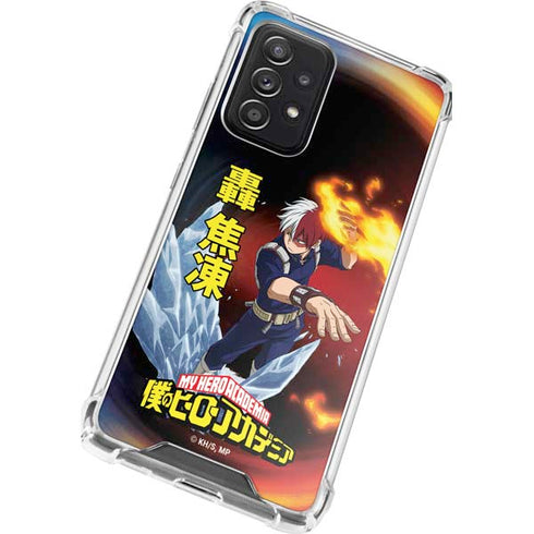 My Hero Academia Shoto Todoroki Season 4 Galaxy A52 5G Clear Case
