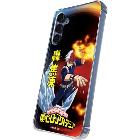 My Hero Academia Shoto Todoroki Season 4 Galaxy A55 5G Clear Case