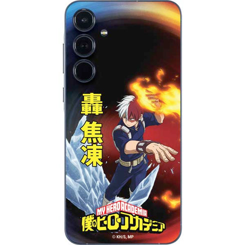 My Hero Academia Shoto Todoroki Season 4 Galaxy A55 5G Skin