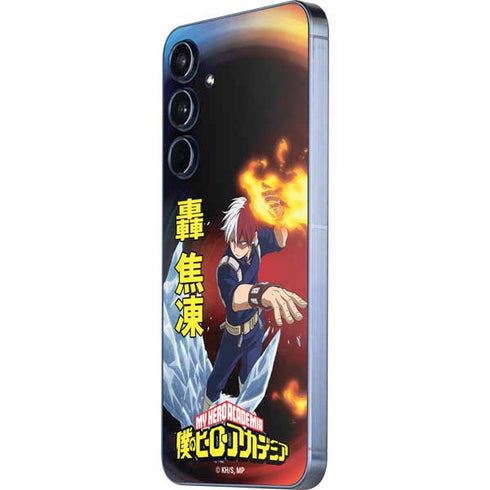 My Hero Academia Shoto Todoroki Season 4 Galaxy A55 5G Skin