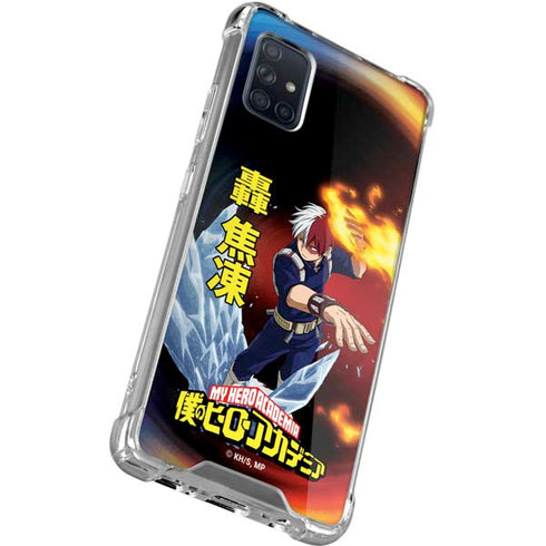 My Hero Academia Shoto Todoroki Season 4 Galaxy A71 5G Clear Case