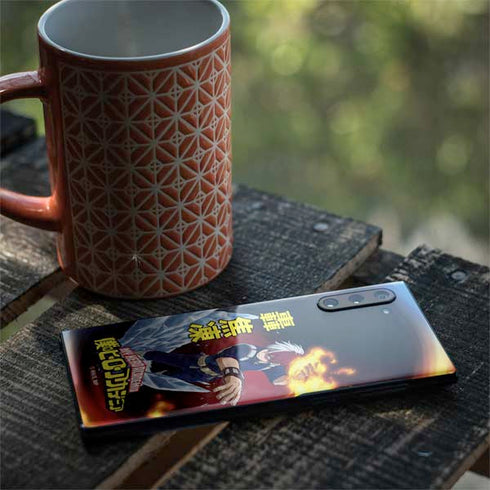 My Hero Academia Shoto Todoroki Season 4 Galaxy Note 10 Skin