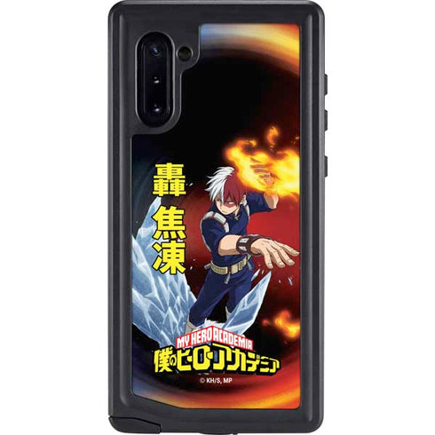 My Hero Academia Shoto Todoroki Season 4 Galaxy Note 10 Waterproof Case