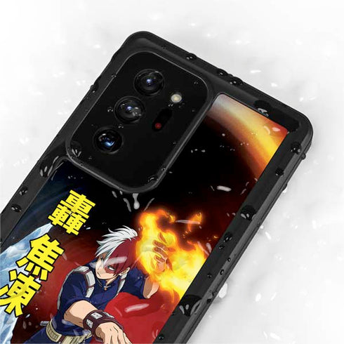 My Hero Academia Shoto Todoroki Season 4 Galaxy Note20 Ultra 5G Waterproof Case