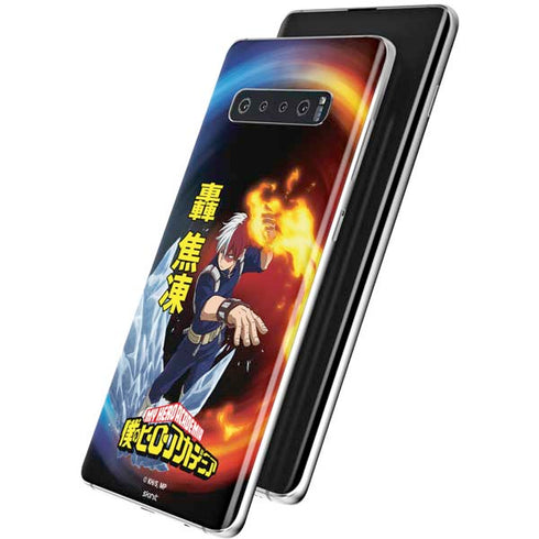 My Hero Academia Shoto Todoroki Season 4 Galaxy S10 Plus Skin