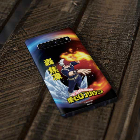 My Hero Academia Shoto Todoroki Season 4 Galaxy S10 Plus Skin