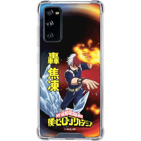 My Hero Academia Shoto Todoroki Season 4 Galaxy S20 FE Clear Case