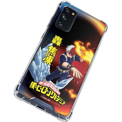 My Hero Academia Shoto Todoroki Season 4 Galaxy S20 FE Clear Case