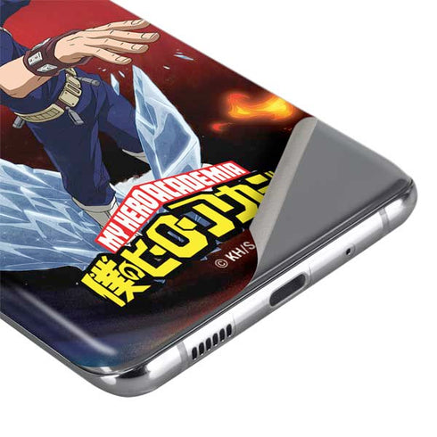 My Hero Academia Shoto Todoroki Season 4 Galaxy S20 Plus Skin