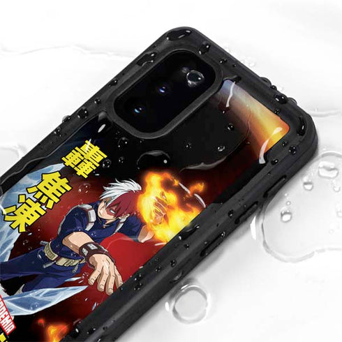 My Hero Academia Shoto Todoroki Season 4 Galaxy S20 Waterproof Case