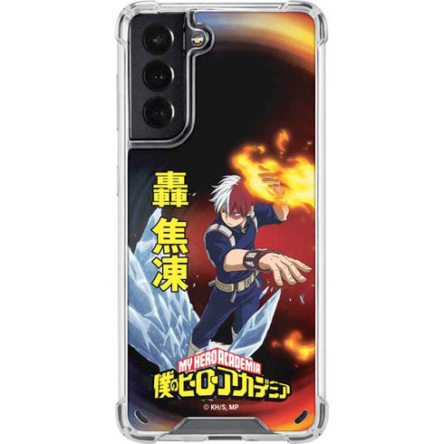 My Hero Academia Shoto Todoroki Season 4 Galaxy S21 5G Clear Case