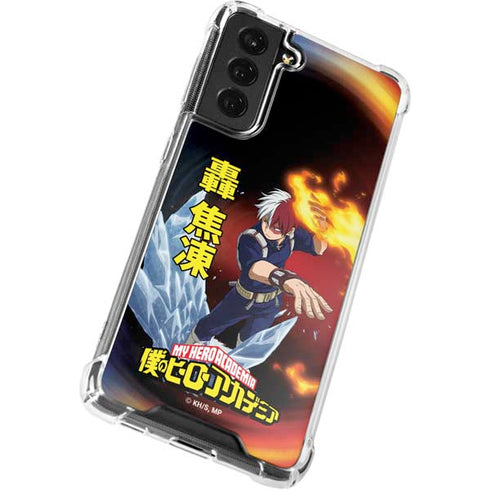 My Hero Academia Shoto Todoroki Season 4 Galaxy S21 FE Clear Case
