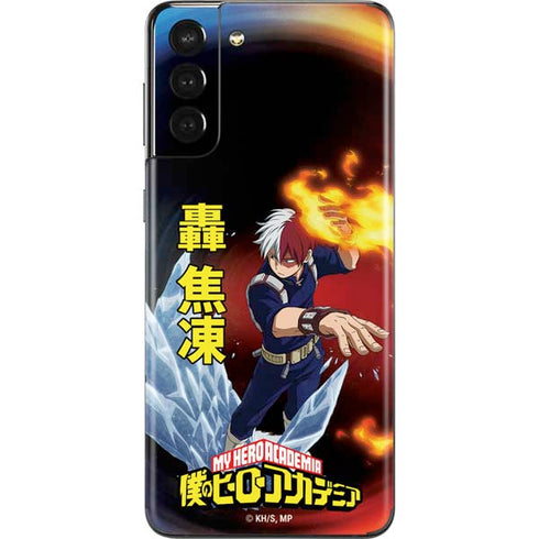 My Hero Academia Shoto Todoroki Season 4 Galaxy S21 Plus 5G Skin
