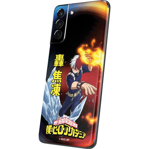 My Hero Academia Shoto Todoroki Season 4 Galaxy S21 Plus 5G Skin