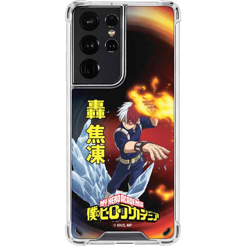 My Hero Academia Shoto Todoroki Season 4 Galaxy S21 Ultra 5G Clear Case