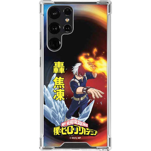 My Hero Academia Shoto Todoroki Season 4 Galaxy S22 Ultra Clear Case