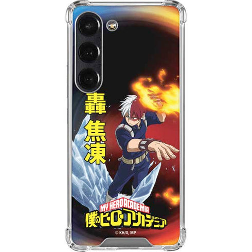 My Hero Academia Shoto Todoroki Season 4 Galaxy S23 Clear Case