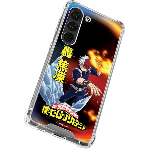 My Hero Academia Shoto Todoroki Season 4 Galaxy S23 Clear Case