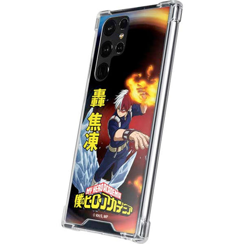 My Hero Academia Shoto Todoroki Season 4 Galaxy S23 Ultra Clear Case