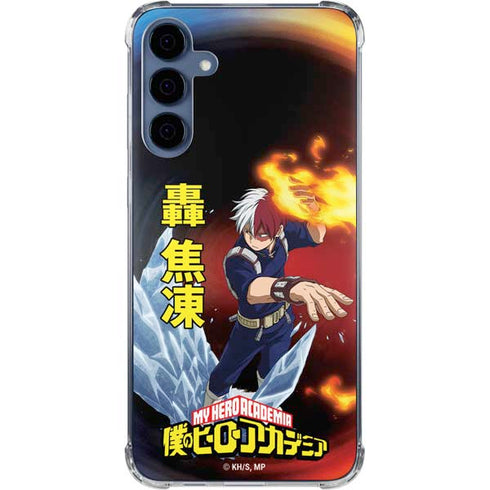 My Hero Academia Shoto Todoroki Season 4 Galaxy S24 Clear Case