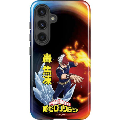 My Hero Academia Shoto Todoroki Season 4 Galaxy S25 Impact Case