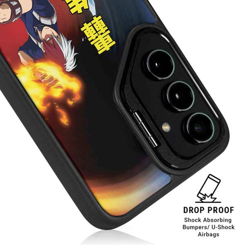 My Hero Academia Shoto Todoroki Season 4 Galaxy S25 Kickstand Case
