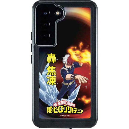 My Hero Academia Shoto Todoroki Season 4 Galaxy S24 Plus Waterproof Case