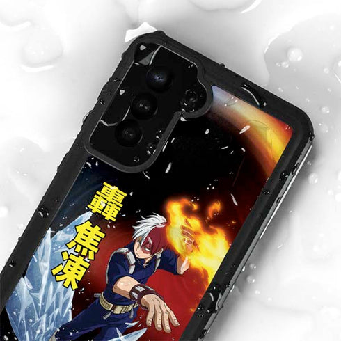 My Hero Academia Shoto Todoroki Season 4 Galaxy S24 Plus Waterproof Case