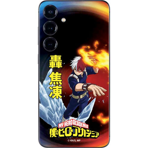My Hero Academia Shoto Todoroki Season 4 Galaxy S25 Skin