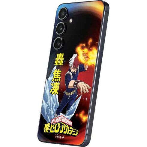 My Hero Academia Shoto Todoroki Season 4 Galaxy S24 Skin