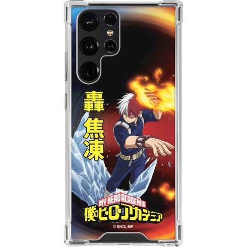 My Hero Academia Shoto Todoroki Season 4 Galaxy S24 Ultra Clear Case