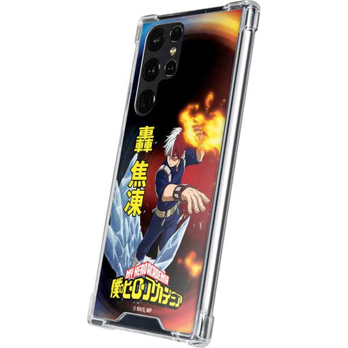 My Hero Academia Shoto Todoroki Season 4 Galaxy S24 Ultra Clear Case