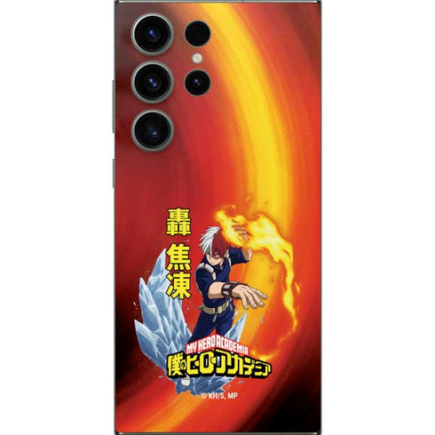 My Hero Academia Shoto Todoroki Season 4 Galaxy S24 Ultra Skin