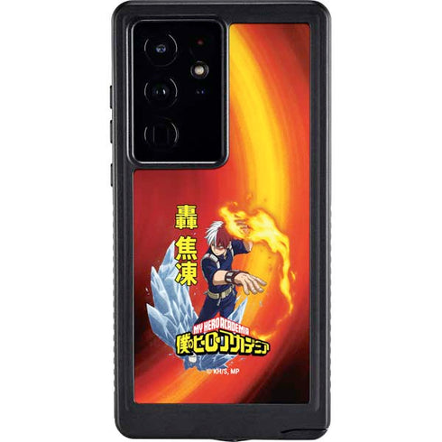 My Hero Academia Shoto Todoroki Season 4 Galaxy S24 Ultra Waterproof Case