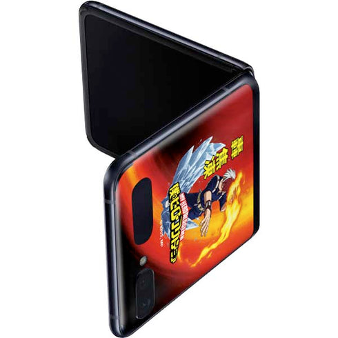 My Hero Academia Shoto Todoroki Season 4 Galaxy Z Flip Skin