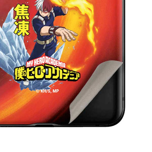 My Hero Academia Shoto Todoroki Season 4 Galaxy Z Flip Skin