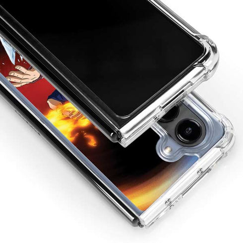 My Hero Academia Shoto Todoroki Season 4 Galaxy Z Fold5 5G Clear Case