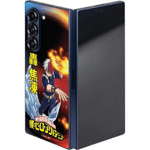 My Hero Academia Shoto Todoroki Season 4 Galaxy Z Fold6 Skin