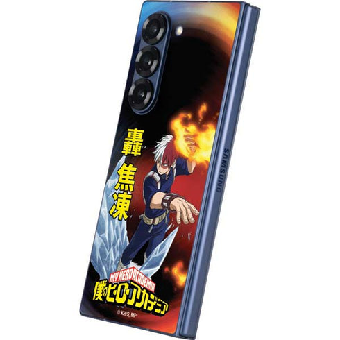 My Hero Academia Shoto Todoroki Season 4 Galaxy Z Fold6 Skin