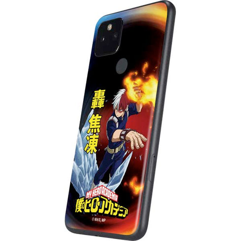 My Hero Academia Shoto Todoroki Season 4 Google Pixel 4a 5G Skin
