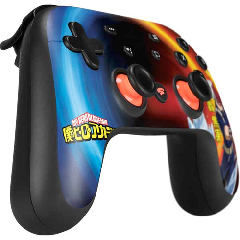 My Hero Academia Shoto Todoroki Season 4 Google Stadia Controller Skin
